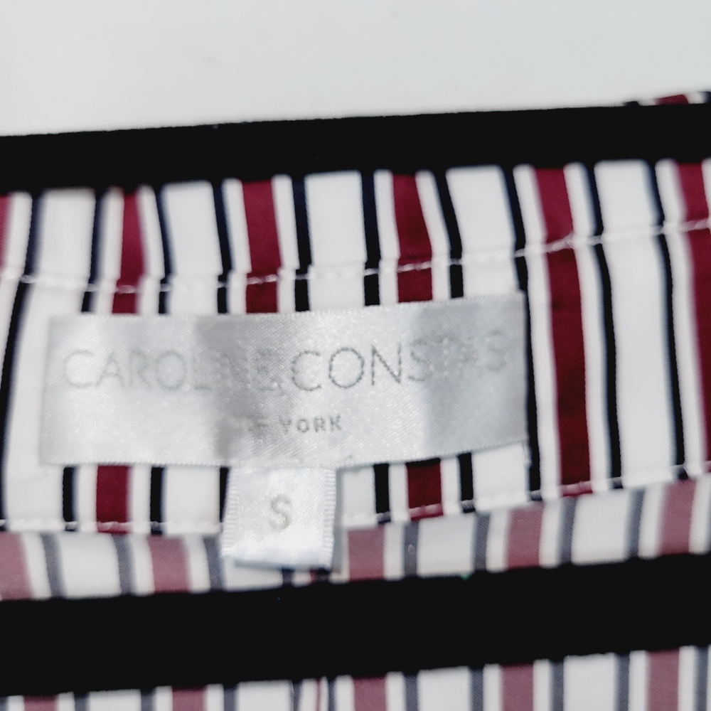 Caroline Constas stripe off the shoulder blouse - Picture 6 of 7